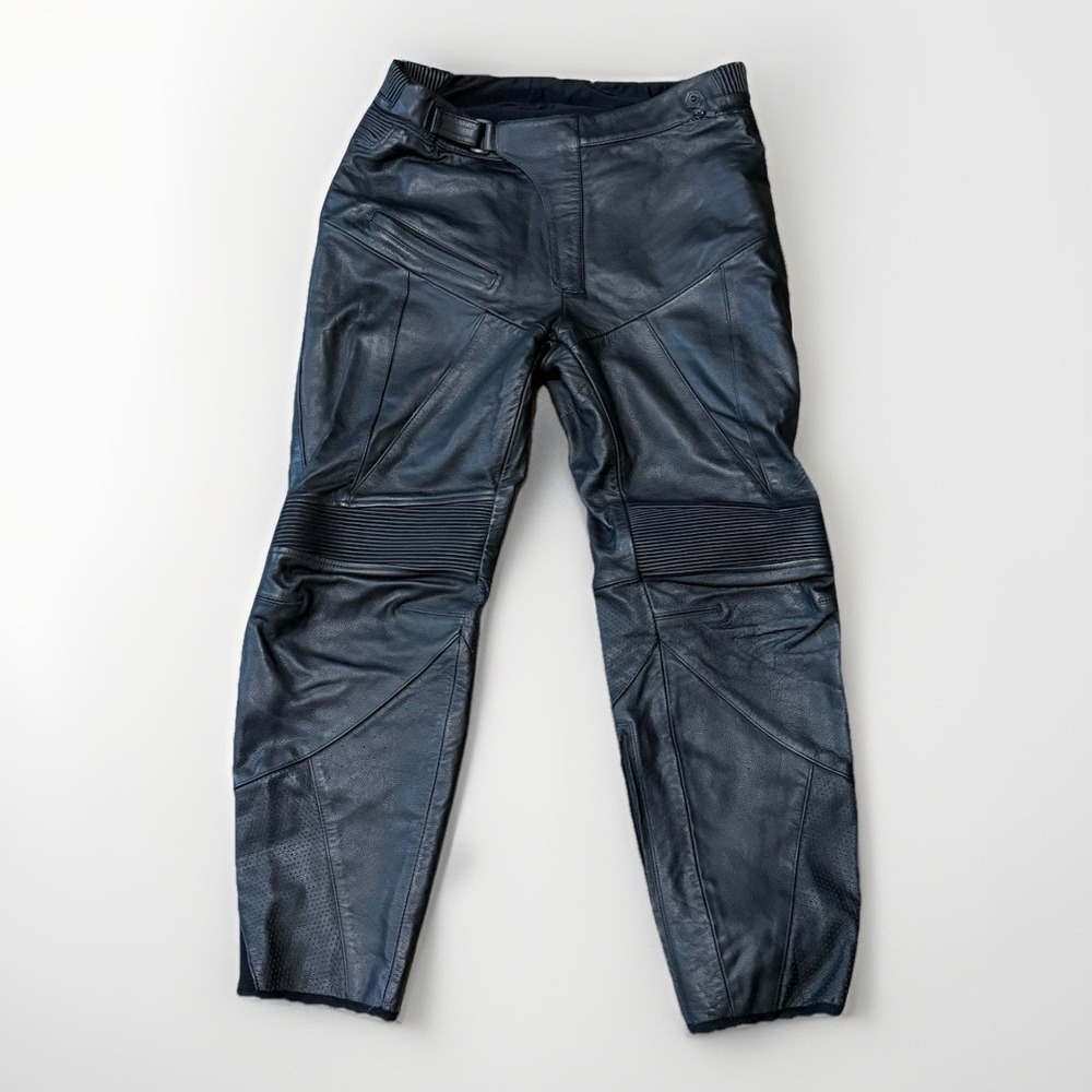 Alpinestars Motorcycle Leather Pants Mens Size 46 Riding Racing Motorbike